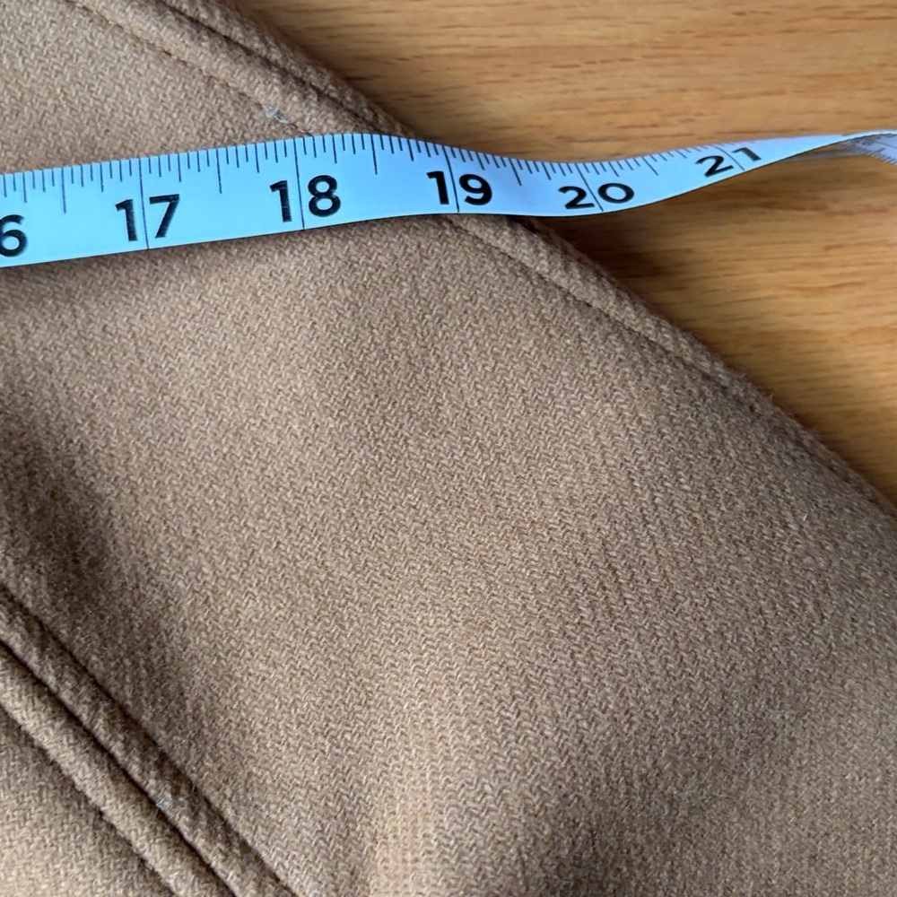 Madewell Wool Cashmere… Blend Camel coat size - Picture 12 of 15